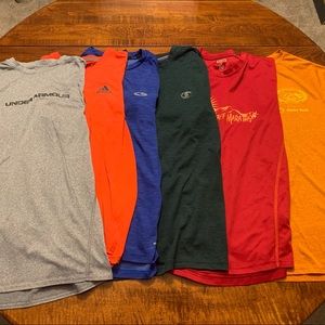 Under armor, Adidas, champion, misc shirt bundles.
